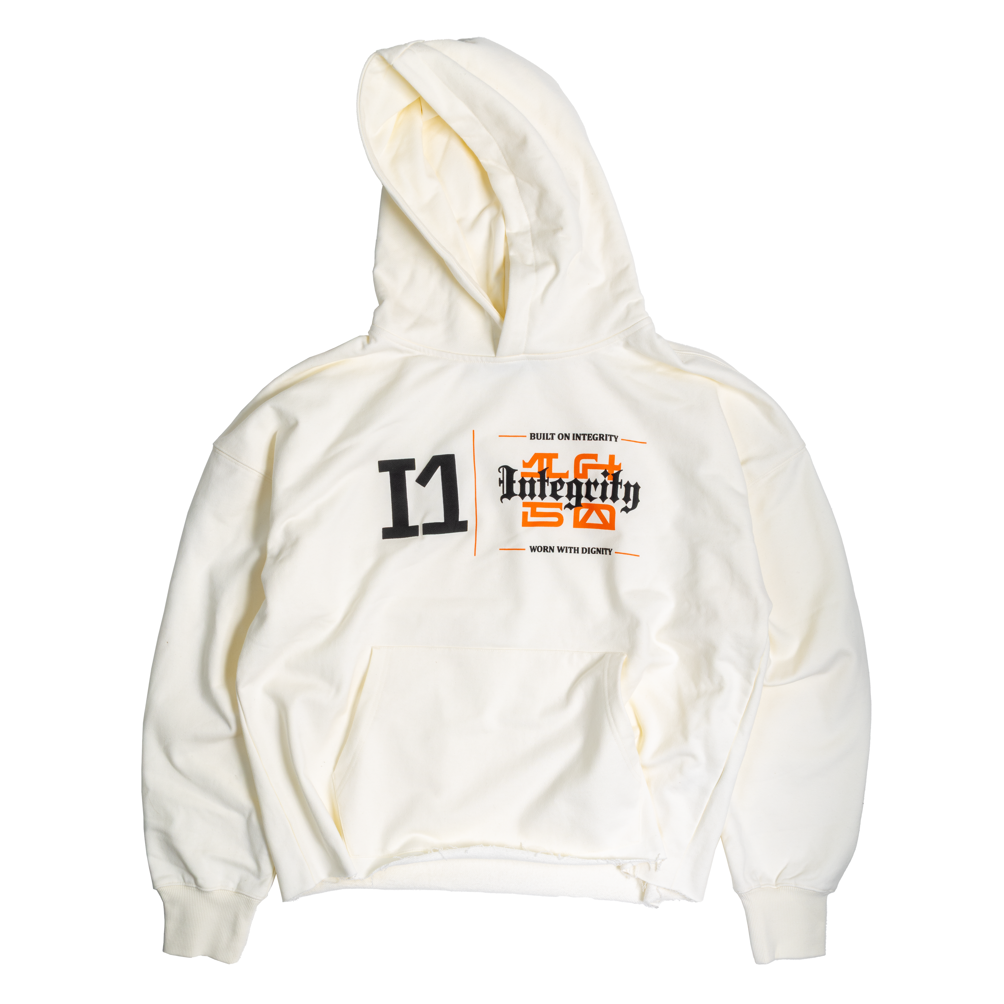 ARTICLE I CROPPED HOODIE -- OFF WHITE